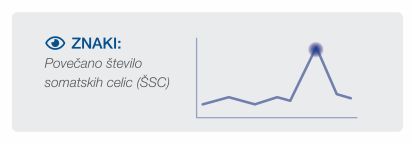 Signs of SCC Signs of increased somatic cell count (SCC)