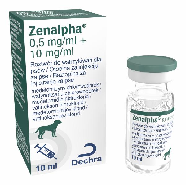 Zenalpha 0,5 mg/ml + 10 mg/ml raztopina za injiciranje za pse
