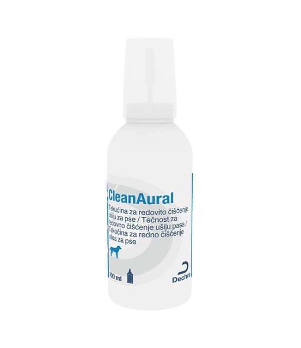 CleanAural tekočina za redno čiščenje ušes za pse 100 ml