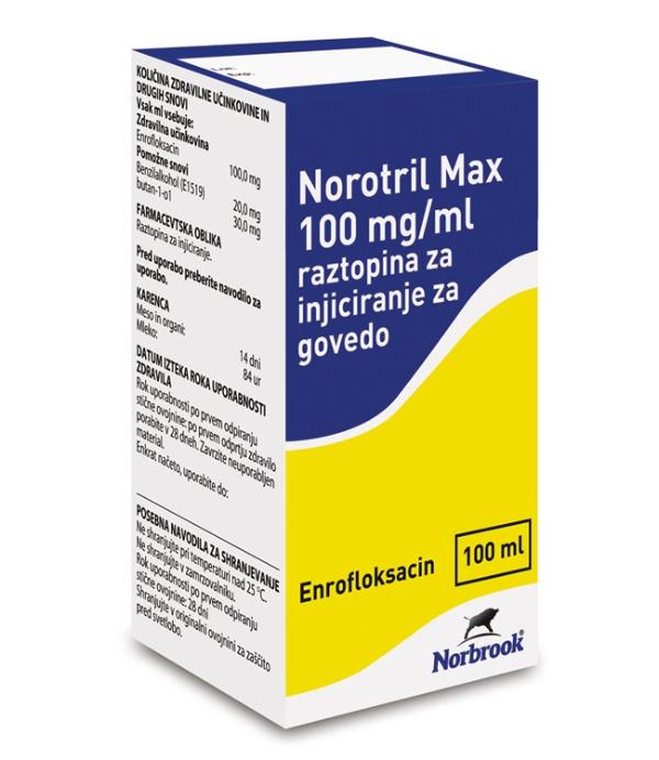 Max 100 mg/ml raztopina za injiciranje za govedo
