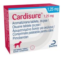 Cardisure 1,25 mg okusne tablete za pse