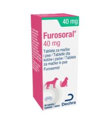 Furosoral 40 mg tablete za mačke in pse