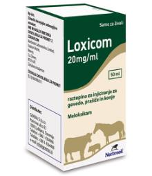 Loxicom 20 mg/ml, raztopina za injiciranje za govedo, prašiče in konje