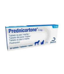 Prednicortone 5 mg tablete za pse in mačke