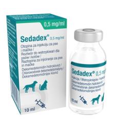 Sedadex 0,5 mg/ml raztopina za injiciranje za pse in mačke