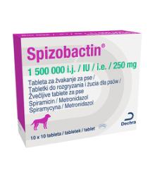 Spizobactin 1.500.000 i.e./250 mg žvečljive tablete za pse