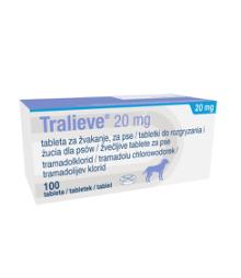 Tralieve 20 mg žvečljive tablete za pse