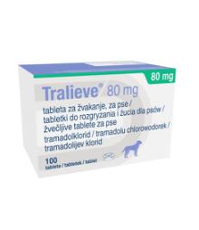 Tralieve 80 mg žvečljive tablete za pse